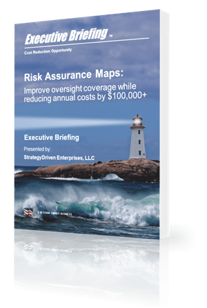 Executive Briefing Cost Reduction Opportunity Risk Assurance Maps