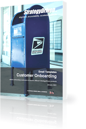 StrategyDriven Marketing and Sales Template | StrategyDriven's Customer Onboarding eMail Templates