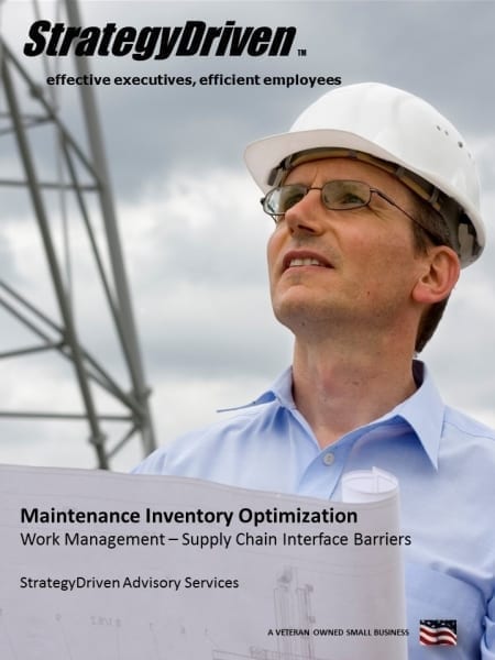 SDE Maintenance Inventory Optimization, WM-SC Interface Barriers